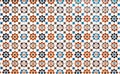 Oriental pattern , seamless mosaic design background