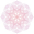 Oriental pattern. Traditional round coloring ornament. Mandala.