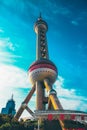 Oriental Pearl radio and TV Tower in Shanghai