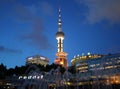 Oriental Pearl Television Tower at Twilight