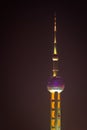 Oriental Pearl Tower at night