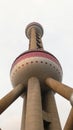 Oriental pearl tower shanghai Royalty Free Stock Photo