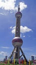 Oriental Pearl Tower, Shanghai, China Royalty Free Stock Photo
