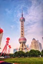 Oriental Pearl Tower Shanghai Royalty Free Stock Photo