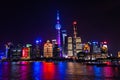 Oriental Pearl TV Tower Pudong Bund Huangpu River Shanghai China Royalty Free Stock Photo