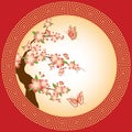 Oriental plum blossom wallpaper