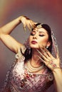 oriental princess close up Royalty Free Stock Photo