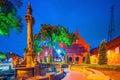 The oriental red building in Melaka, Malacca, Malaysia Royalty Free Stock Photo