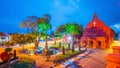 The oriental red building in Melaka, Malacca, Malaysia Royalty Free Stock Photo