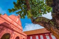 The oriental red building in Melaka, Malacca, Malaysia Royalty Free Stock Photo