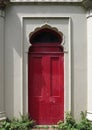 Beautiful red door in Brighton. England.