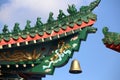 Oriental roof details of Chinese temple