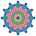 Oriental rosette pattern