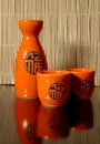 Oriental sake Royalty Free Stock Photo