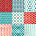 Oriental seamless pattern collection