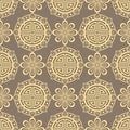Oriental seamless pattern - korean, japanese or chinese traditional ornament Royalty Free Stock Photo