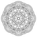 Oriental simple mandala