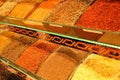 Oriental Spices in a shop in Istanbul,Turkey