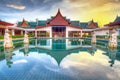 Oriental style architecture in Thailand Royalty Free Stock Photo