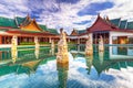 Oriental style architecture in Thailand Royalty Free Stock Photo