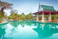 Oriental style architecture in Thailand Royalty Free Stock Photo