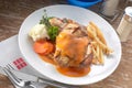 Oriental style chicken chop