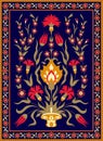 Oriental style floral design