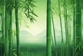 Oriental style painting, Bamboo in tranquil scene stock illustrationJapan, Backgrounds, Japanese Culture, - Plant, Chinese Culture Royalty Free Stock Photo