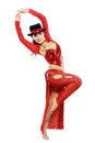 Oriental Tango dancer Royalty Free Stock Photo