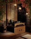 Oriental teahouse 2 Royalty Free Stock Photo