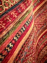 Oriental traditional handmade rug close-up Royalty Free Stock Photo