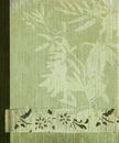 Oriental tree and bamboo flower banner background Royalty Free Stock Photo