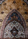 Oriental turkish-azerbaijan carpet. Royalty Free Stock Photo