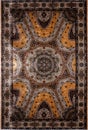 Oriental turkish-azerbaijan carpet. Royalty Free Stock Photo