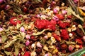 Oriental Turkish Tea with flowers