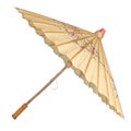 Oriental umbrella isolated