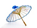 Oriental umbrella isolated Royalty Free Stock Photo