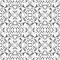 Oriental vector pattern with arabesques elements Royalty Free Stock Photo