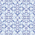 Oriental vector pattern with arabesques elements Royalty Free Stock Photo