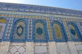 An oriental wall of a mosque Al Aqsa in the Jerusalem