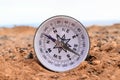 Orientation Concept Metal Compass Royalty Free Stock Photo