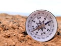 Orientation Concept Metal Compass Royalty Free Stock Photo