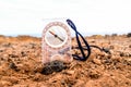 Orientation Concept Metal Compass Royalty Free Stock Photo