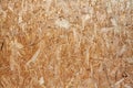 Oriented strand board background of texture. Royalty Free Stock Photo