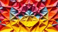Intricate Geometric Mosaic with Vibrant Colors generated