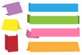 Origami banners Royalty Free Stock Photo