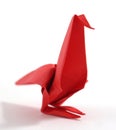 Origami bird Royalty Free Stock Photo