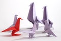 Origami bird Royalty Free Stock Photo