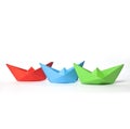 Origami boats