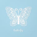 Origami butterfly ornament vector design Royalty Free Stock Photo